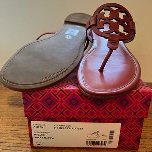 Tory Burch Red Sandals Classic Design